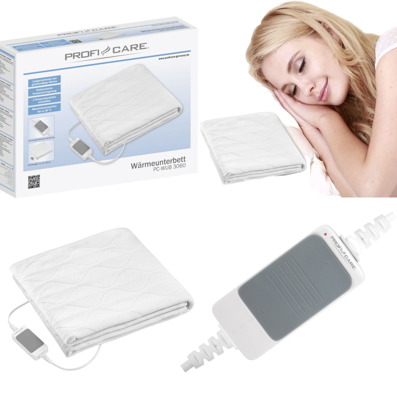 Электрическая грелка простынь ProfiCare PC-WUB 3060 70 х 150 см