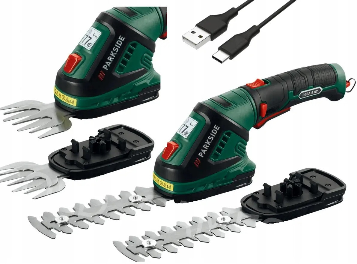 Аккумуляторный кусторез триммер для травы 2в1 Parkside PGSA 4 B3 Германия