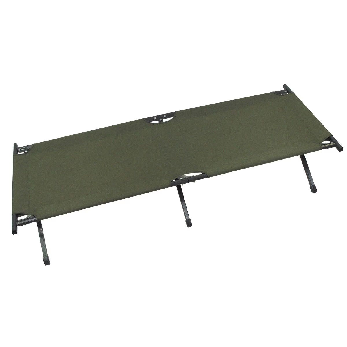 Алюминиевая раскладушка MFH US Olive – 190 x 66 см Германия