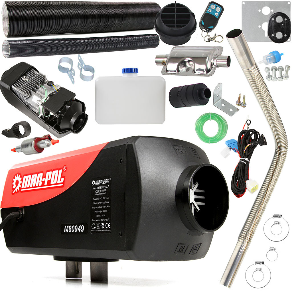 Автономный дизельный обогреватель Mar-Pol M80949 8кВт 12V-220V