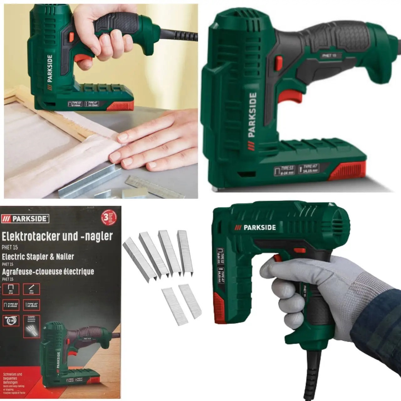 Электрический сетевой степлер Parkside 45 Вт Германия