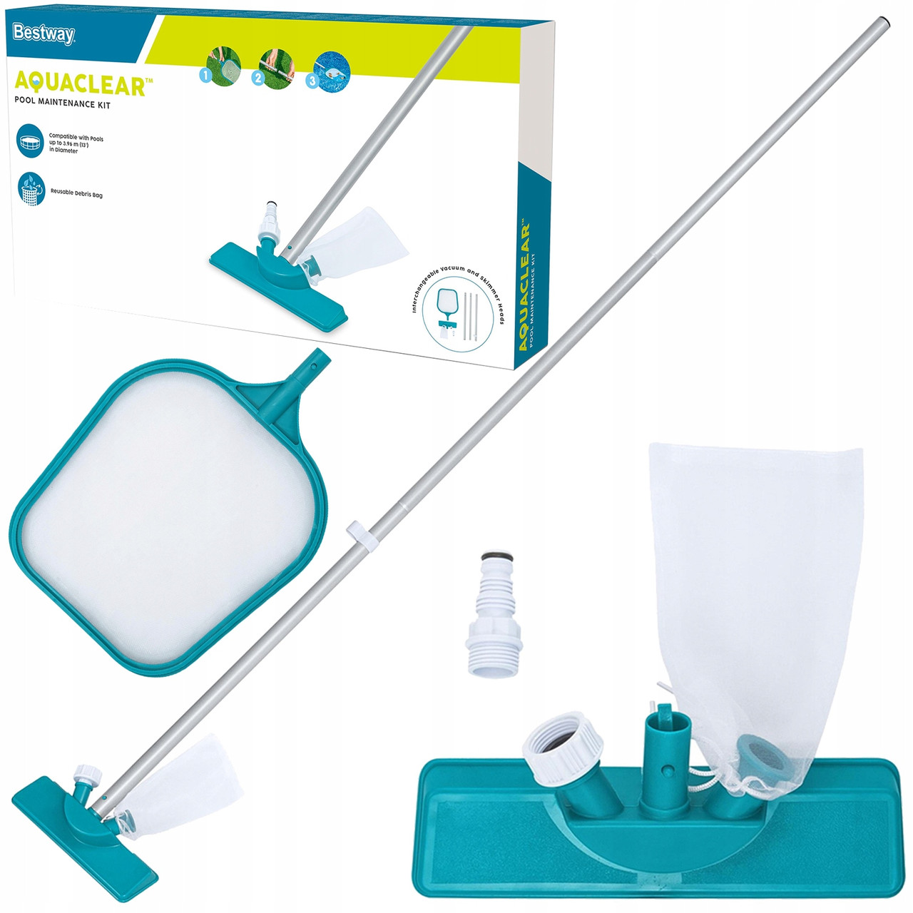 Набор для чистки бассейна Bestway 58013 пылесос для бассейна