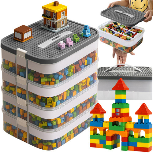 Контейнер для хранения конструктора - 4 уровневый Kruzzel 25758