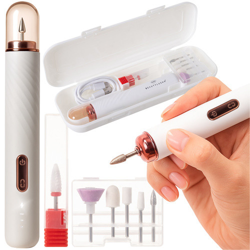 Набор для маникюра и педикюра Beautylushh 25805 6 насадок с кейсом